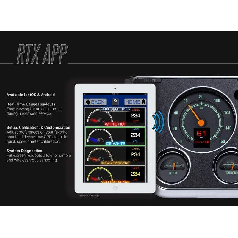 Dakota Digital 1940 Ford Car 40-47 Truck Retrotech Analog Gauge System RTX-40F-X