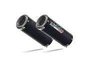 GPR M3 Black Titanium Double Slip-on Exhaust For Suzuki GSX-R1000 2009-2011