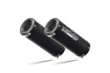 GPR M3 Black Titanium Double Slip-on Exhaust For Suzuki GSX-R1000 2009-2011