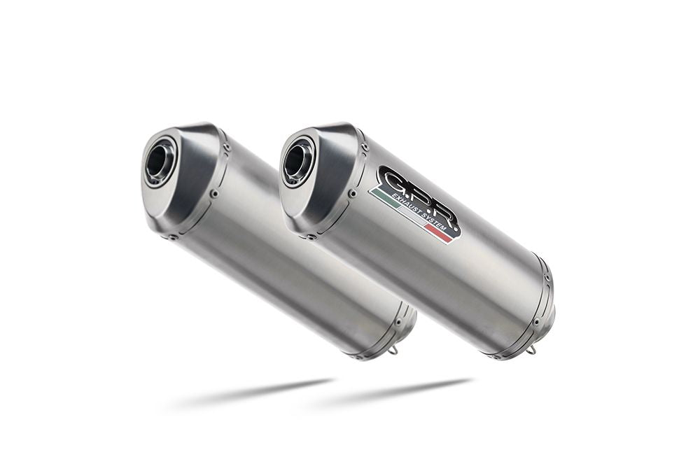 GPR Satinox Double Slip-on Exhaust For Suzuki GSX-R1000 2009-2011 S.158.SAT