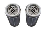 GPR M3 Poppy Double Slip-on Exhaust For Suzuki Hayabusa GSX1300R 2007-2016