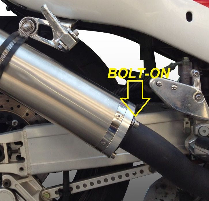 GPR Inox Tondo Bolt-on Exhaust For Suzuki GSX-R1000 2001-2002 S.28.IT