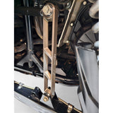 Elektric Offroad Volt Series Ultra Heavy Duty Gun Metal Gray Rear Billet Sway Bar Links For Polaris RZR Pro XP 2020-2024