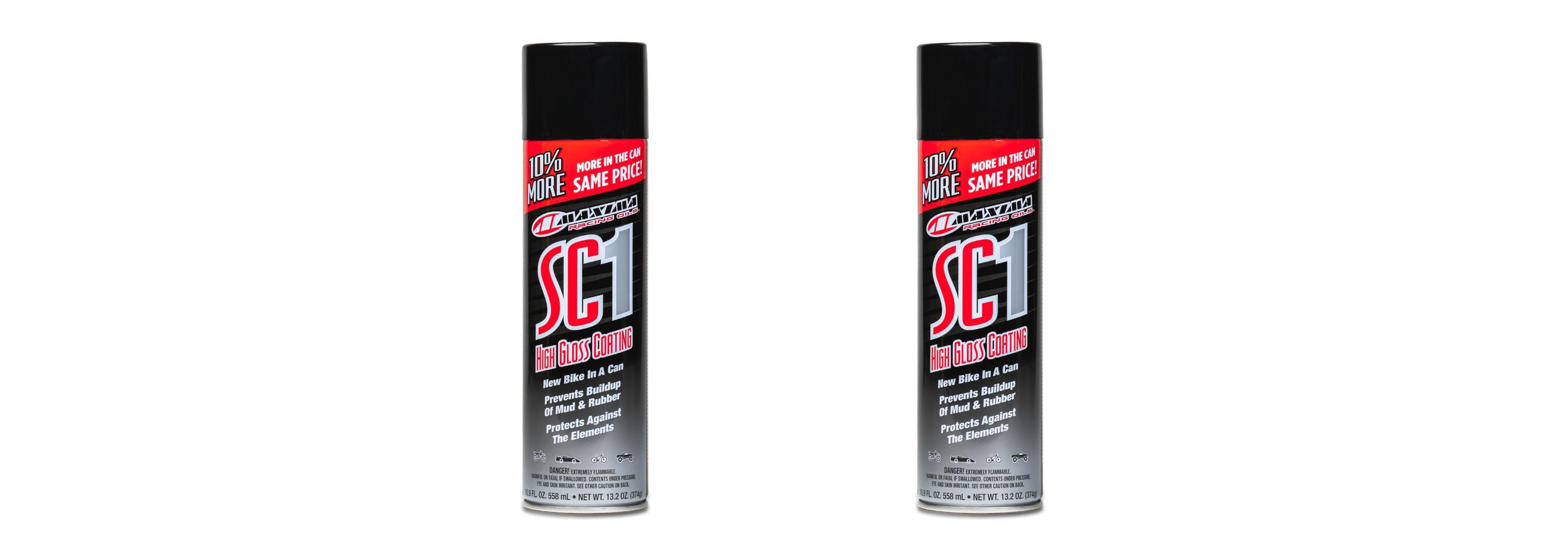 Maxima Racing Oils SC1 High Gloss Clear Coat LARGE 17.2 fl oz. Cans SC1 - 2 PACK
