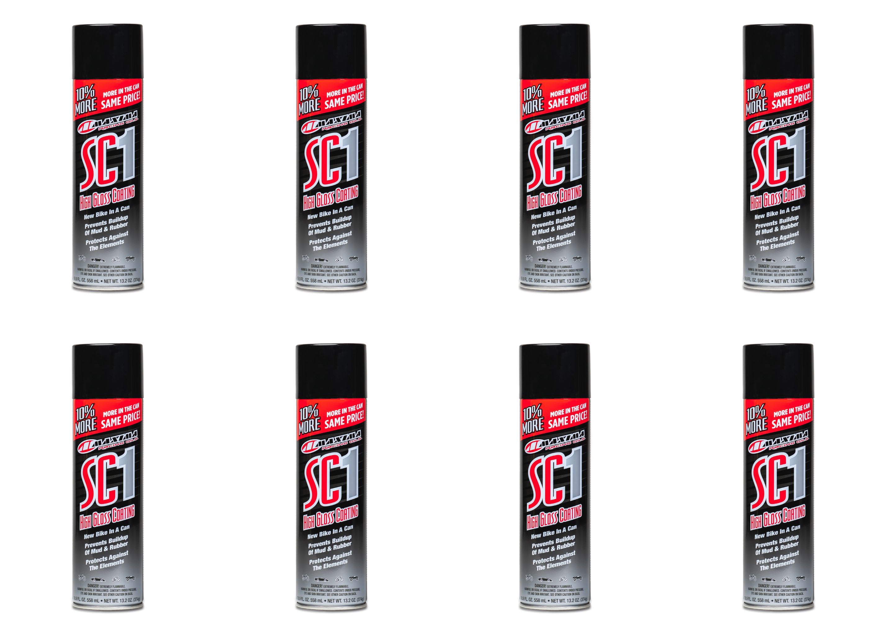 Maxima Racing Oils SC1 High Gloss Clear Coat LARGE 17.2 fl oz. Cans SC1 - 8 PACK