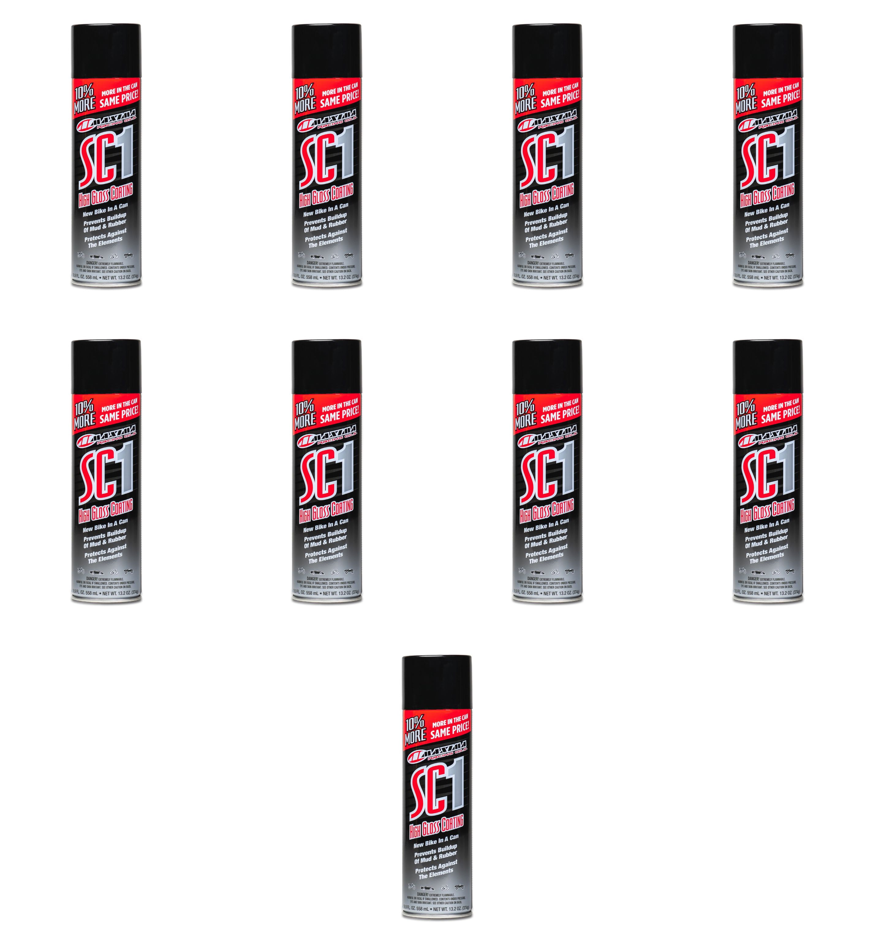 Maxima Racing Oils SC1 High Gloss Clear Coat LARGE 17.2 fl oz. Cans SC1 - 9 PACK