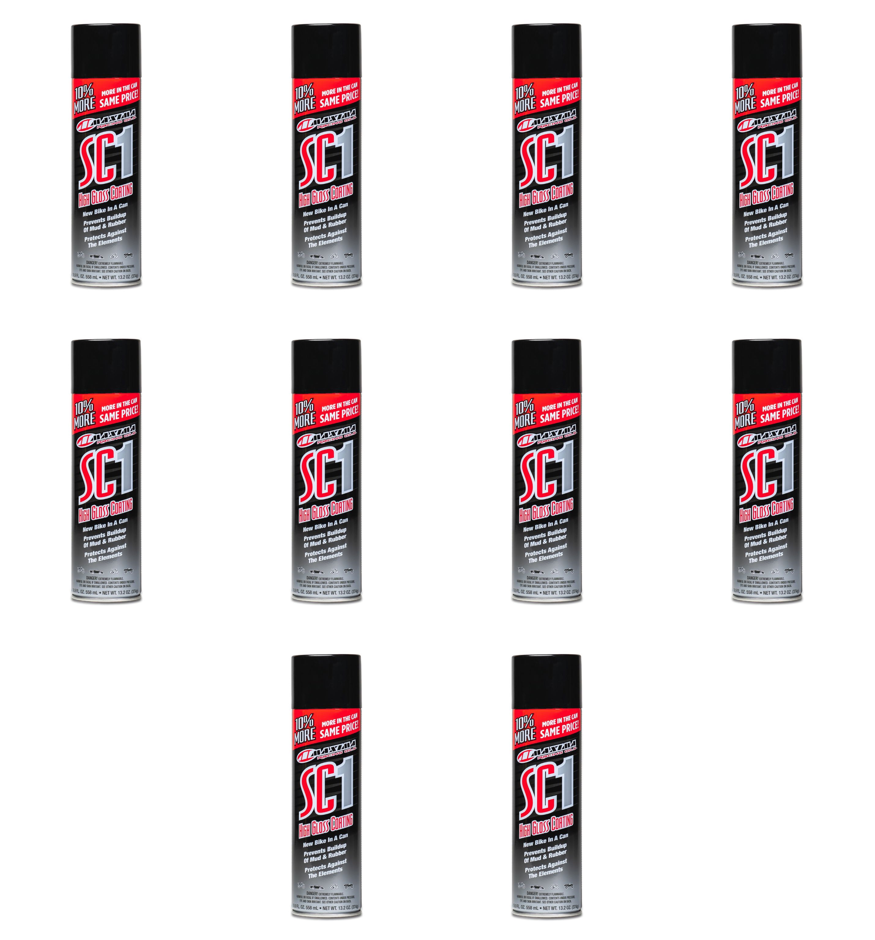 Maxima Racing Oils SC1 High Gloss Clear Coat LARGE 17.2 fl oz. Cans SC1 - 10 PACK