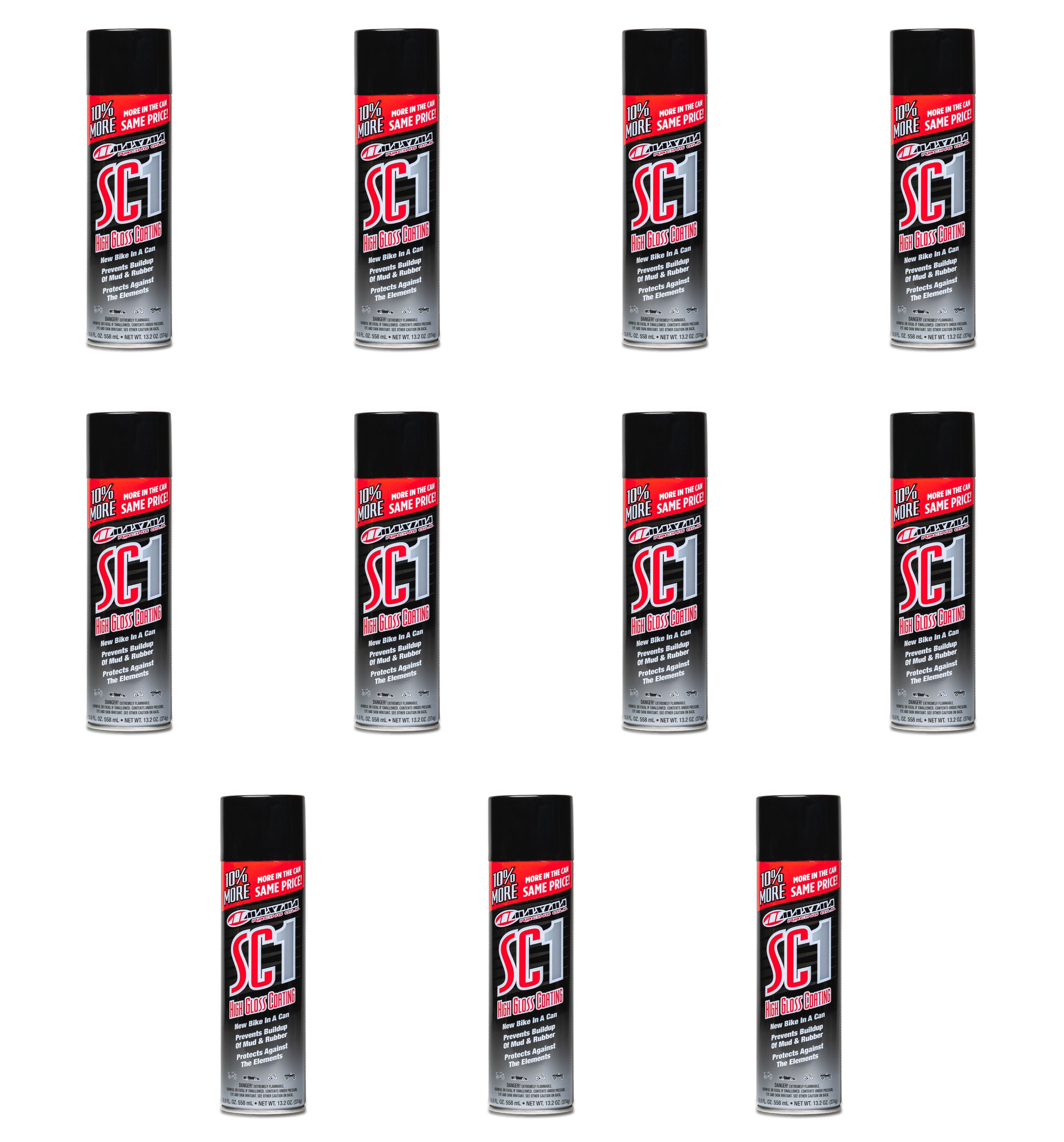Maxima Racing Oils SC1 High Gloss Clear Coat LARGE 17.2 fl oz. Cans SC1 - 11 PACK