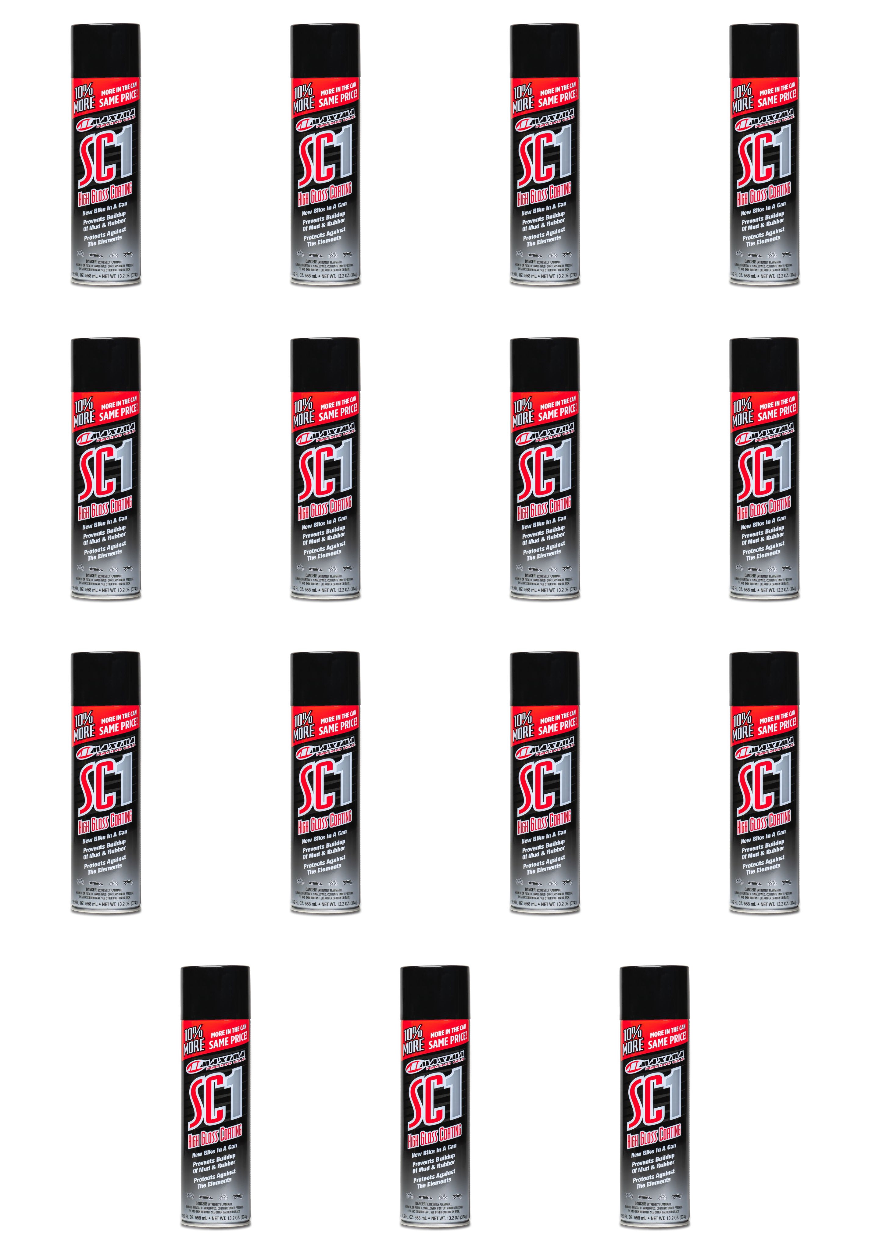 Maxima Racing Oils SC1 High Gloss Clear Coat LARGE 17.2 fl oz. Cans SC1 - 15 PACK