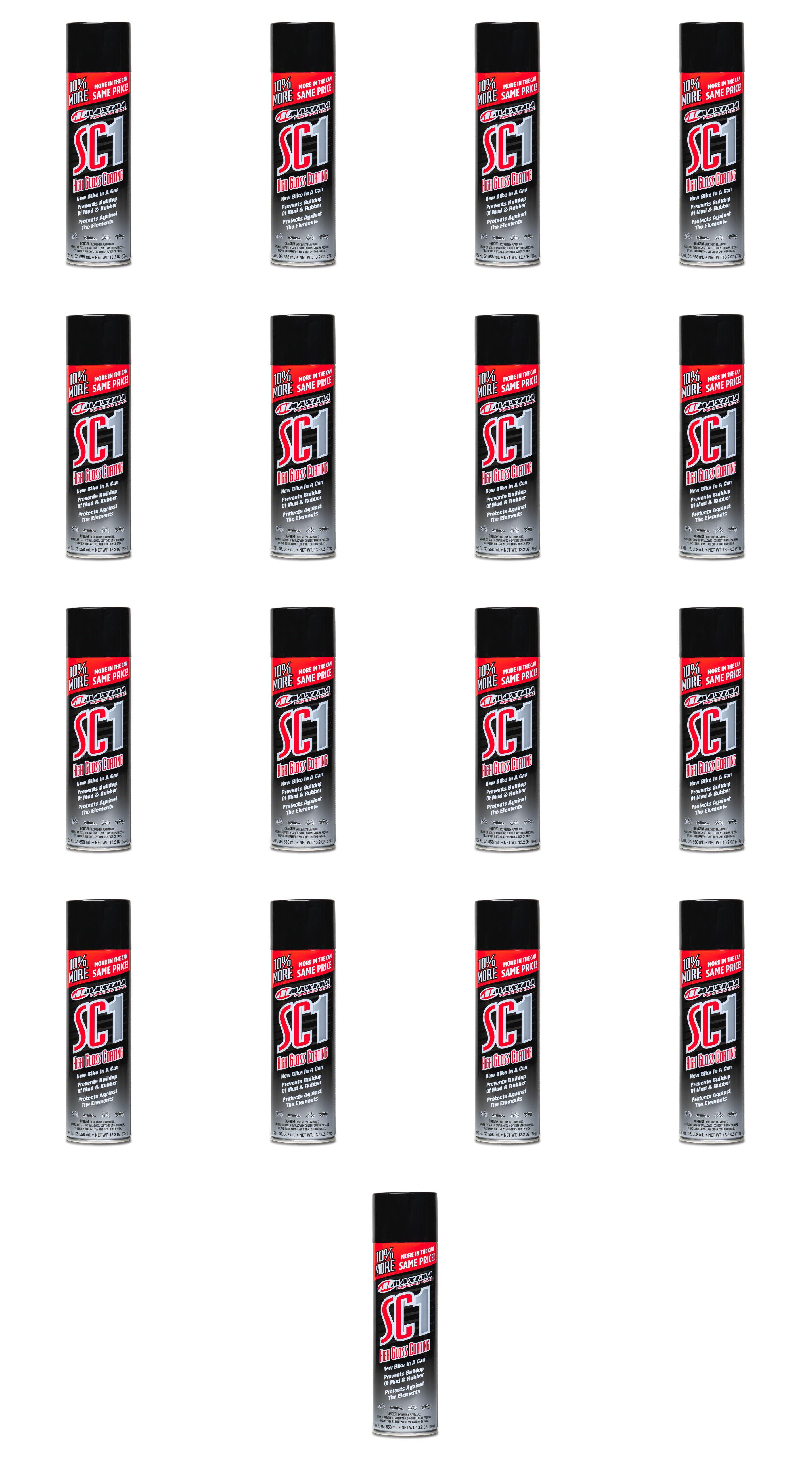 Maxima Racing Oils SC1 High Gloss Clear Coat LARGE 17.2 fl oz. Cans SC1 - 17 PACK