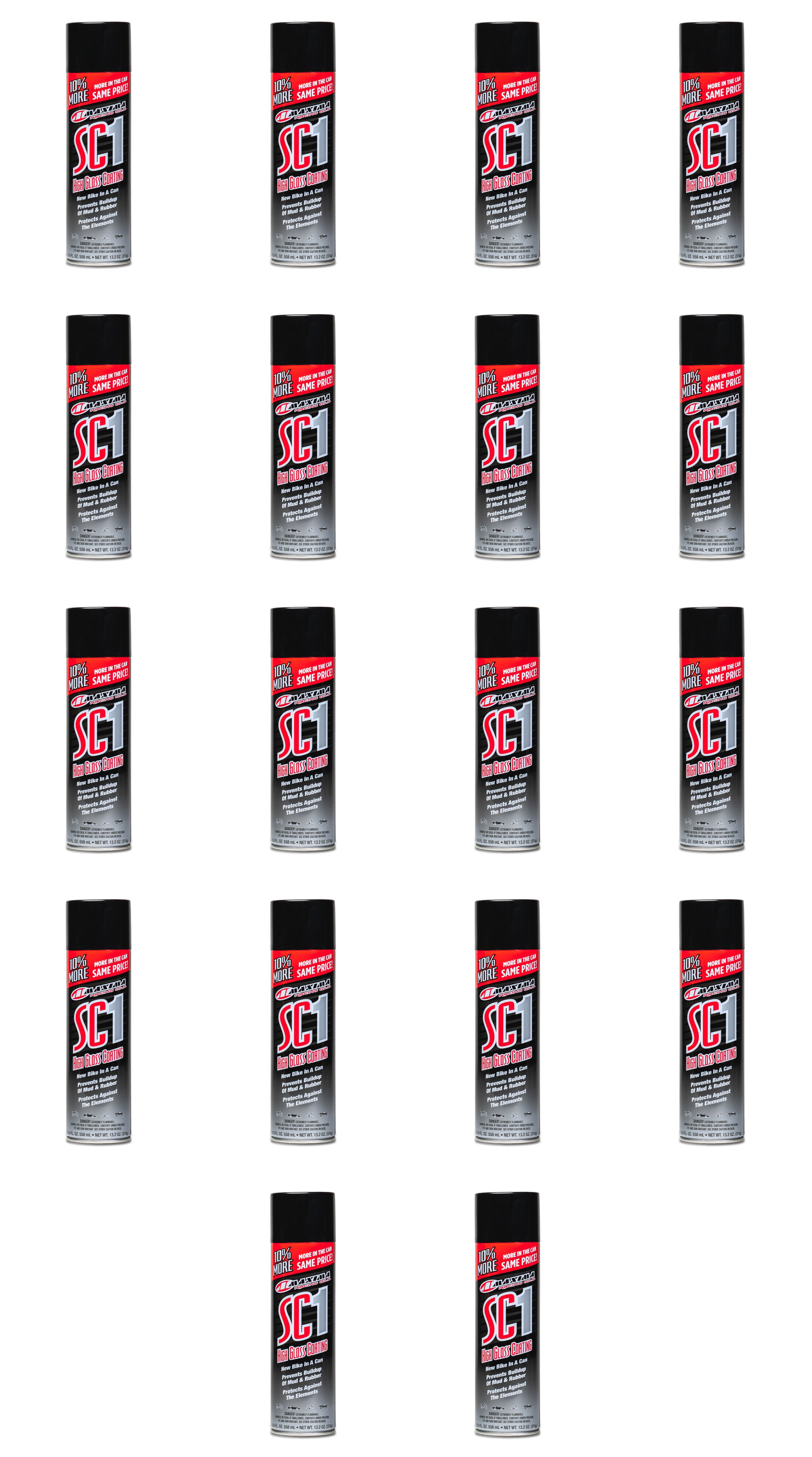 Maxima Racing Oils SC1 High Gloss Clear Coat LARGE 17.2 fl oz. Cans SC1 - 18 PACK