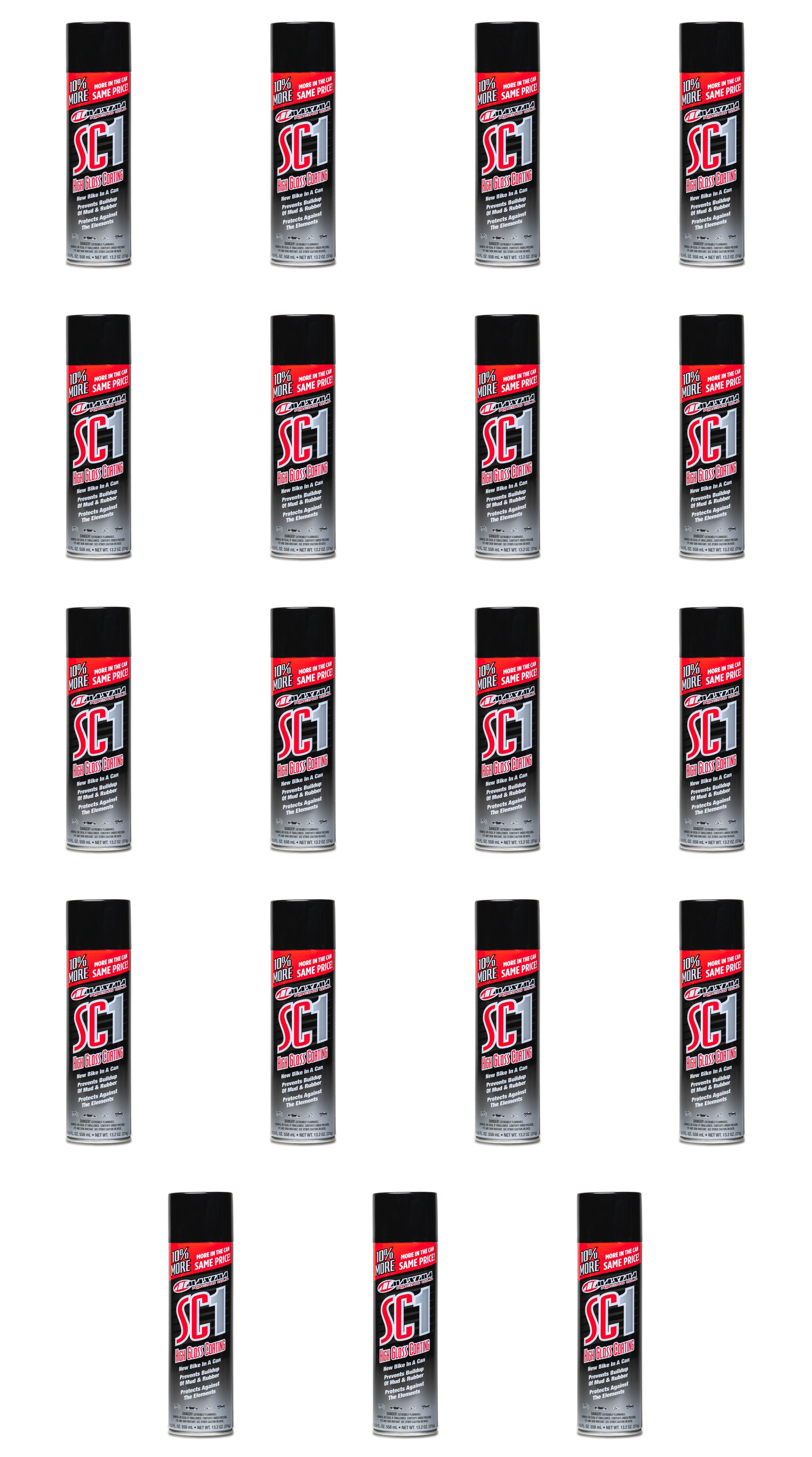Maxima Racing Oils SC1 High Gloss Clear Coat LARGE 17.2 fl oz. Cans SC1 - 19 PACK