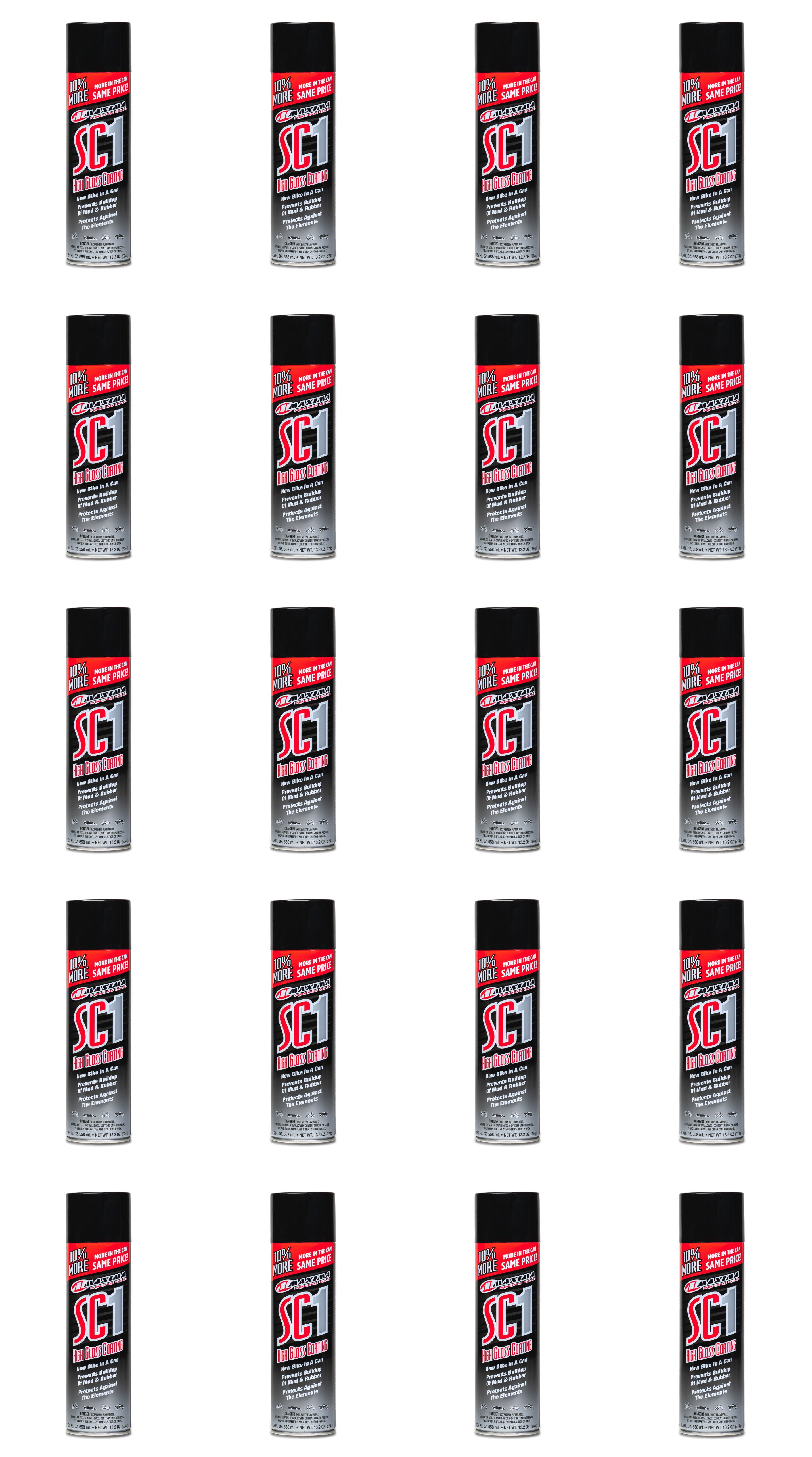 Maxima Racing Oils SC1 High Gloss Clear Coat LARGE 17.2 fl oz. Cans SC1 - 20 PACK