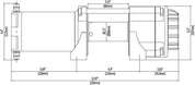 KFI Winch Kit For Yamaha Kodiak 400 2x4, 4x4 2003-2004