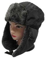 SPI SM-16309BK Mad Bomber Hat, Black