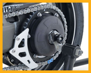 R&G Spool Style Rear Axle Sliders / Protectors For Triumph Speed Triple / R / S