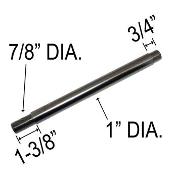 Pro Marine Tilt Tube Stainless 1X12-1/16 Requires SLN-1 Nuts STT-2