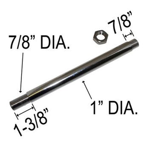 Pro Marine Tilt Tube Stainless 1" X 12" STT-YN