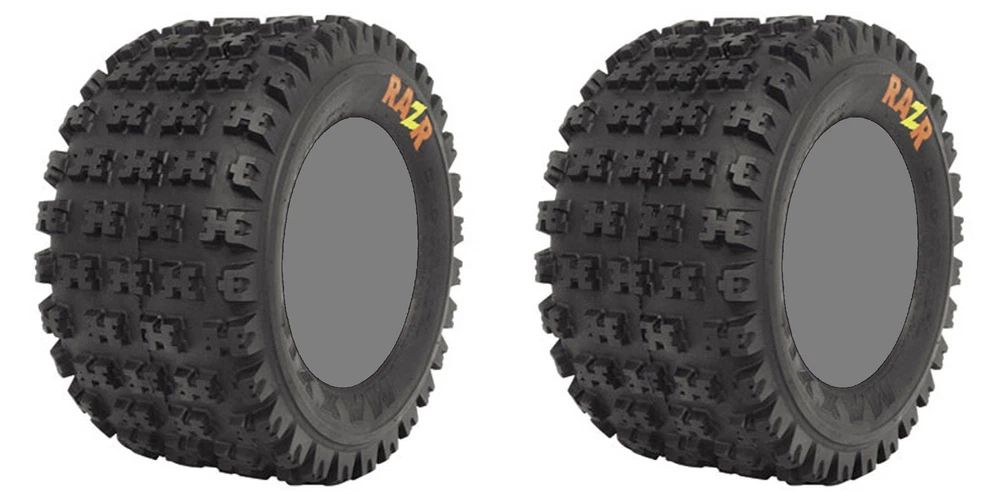 Pair 2 Maxxis Razr 20x11-9 ATV Tire Set 20x11x9 6 Ply 20-11-9