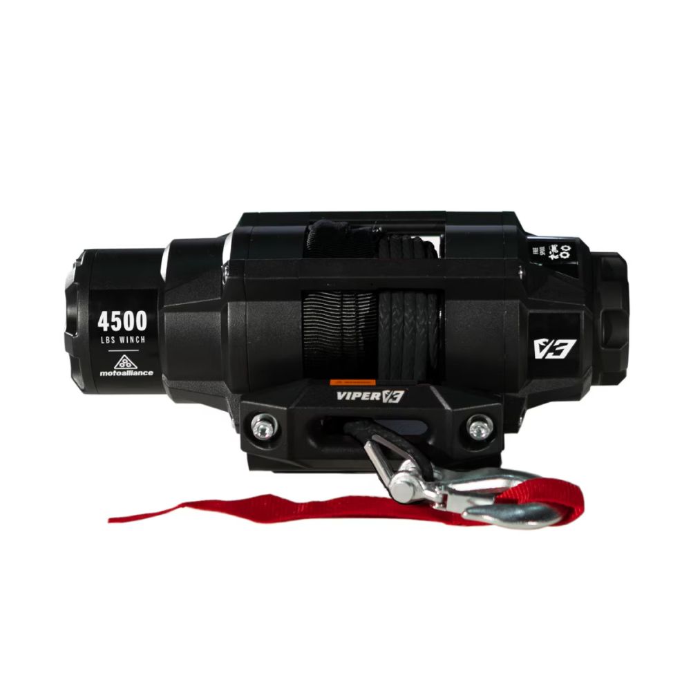 Viper 4500lbs V3 Winch Black Rope With Mount For Polaris Ranger 800 Full Size 4x4 2010-2014