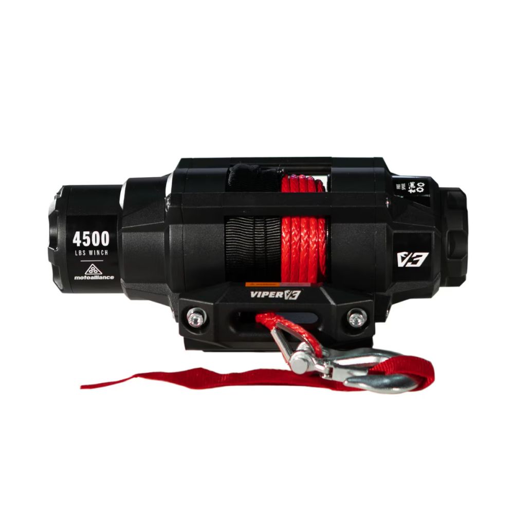 Viper 4500lbs V3 Winch Red Rope With Mount For Polaris 300 Magnum 2003-2006