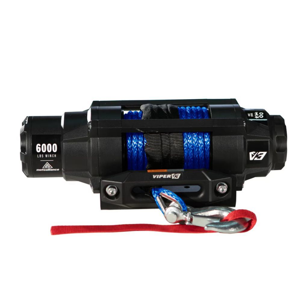 Viper 6000lbs V3 Winch Blue Rope With Mount For Suzuki King Quad 400 2008-2020