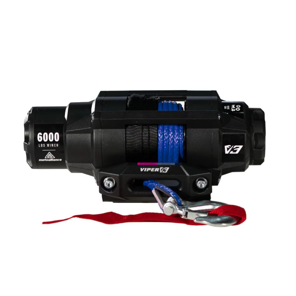 Viper 6000lbs V3 Winch Blue Rope With Mount For Polaris RZR 4 800 2010-2014