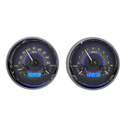 Dakota Digital VHX Universal Gauge Kit VHX-1014-Carbon Fiber Universal Gauge Kit with Blue Display VHX-1014-C-B-Lionparts Powersports