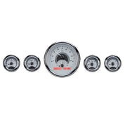 Dakota Digital VHX Universal Gauge Kit VHX-1015-Silver Universal Gauge Kit with Red Display VHX-1015-S-R-Lionparts Powersports