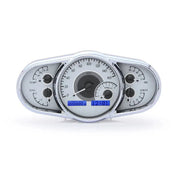 Dakota Digital VHX Universal Gauge Kit VHX-1016-Silver Universal Gauge Kit with Blue Display VHX-1016-S-B-Lionparts Powersports