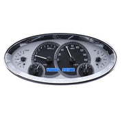 Dakota Digital VHX Universal Gauge Kit VHX-1017-Silver Universal Gauge Kit with Blue Display VHX-1017-S-B-Lionparts Powersports