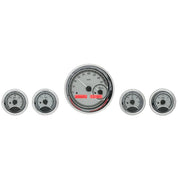 Dakota Digital VHX Universal Gauge Kit VHX-1022-Silver Universal Gauge Kit with Red Display VHX-1022-S-R-Lionparts Powersports