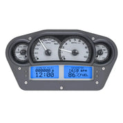 Dakota Digital VHX Universal Gauge Kit VHX-1100-Silver Universal Gauge Kit with Blue Display VHX-1100-S-B-Lionparts Powersports