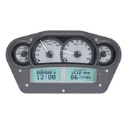 Dakota Digital VHX Universal Gauge Kit VHX-1100-Silver Universal Gauge Kit with White Display VHX-1100-S-W-Lionparts Powersports