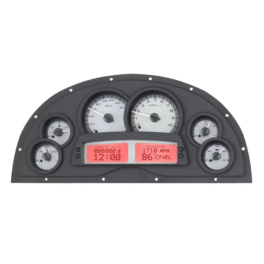 Dakota Digital 1967-1969 Chevrolet Camaro VHX Gauge Kit VHX-1200-Silver Panel Gauge Kit with Red Display VHX-1200-S-R-Lionparts Powersports