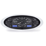 Dakota Digital 1932 Ford Car VHX Gauge Kit VHX-32F-Black Panel Gauge Kit with Blue Display VHX-32F-K-B-Lionparts Powersports