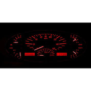 Dakota Digital 1932 Ford Car VHX Gauge Kit VHX-32F-Black Panel Gauge Kit with Red Display VHX-32F-K-R-Lionparts Powersports