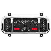 Dakota Digital 1937-1938 Chevrolet Car VHX Gauge Kit VHX-37C-Black Panel Gauge Kit with Red Display VHX-37C-K-R-Lionparts Powersports