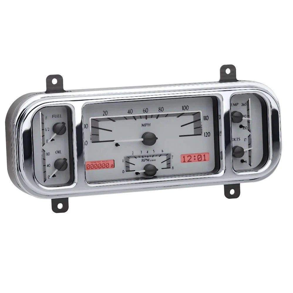 Dakota Digital 1937-1938 Chevrolet Car VHX Gauge Kit VHX-37C-Silver Gauge Kit with Red Display VHX-37C-S-R-Lionparts Powersports