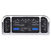 Dakota Digital 1937-1938 Ford Car VHX Gauge Kit VHX-37F-Black Panel Gauge Kit with Blue Display VHX-37F-K-B-Lionparts Powersports