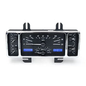 Dakota Digital 1940 Ford Truck VHX Gauge Kit VHX-40F-Black Panel Gauge Kit with Blue Display VHX-40F-K-B-Lionparts Powersports