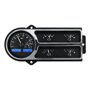 Dakota Digital 1948-1950 Ford Truck VHX Gauge Kit VHX-48F-PU-Black Panel Gauge Kit with Blue Display VHX-48F-PU-K-B-Lionparts Powersports