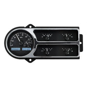 Dakota Digital 1948-1950 Ford Truck VHX Gauge Kit VHX-48F-PU-Black Panel Gauge Kit with White Display VHX-48F-PU-K-W-Lionparts Powersports