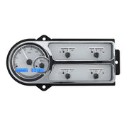 Dakota Digital 1948-1950 Ford Truck VHX Gauge Kit VHX-48F-PU-Silver Gauge Kit with Blue Display VHX-48F-PU-S-B-Lionparts Powersports