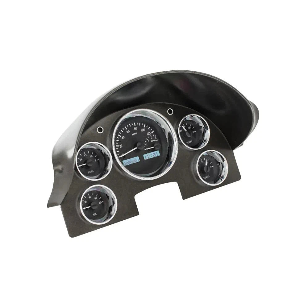 Dakota Digital 1956 Ford Car VHX Gauge Kit VHX-56F-Black Panel Gauge Kit with White Display VHX-56F-K-W-Lionparts Powersports