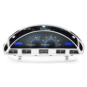 Dakota Digital 1956 Ford F100 VHX Gauge Kit VHX-56F-PU-Carbon Fiber Gauge Kit with Blue Display VHX-56F-PU-C-B-Lionparts Powersports