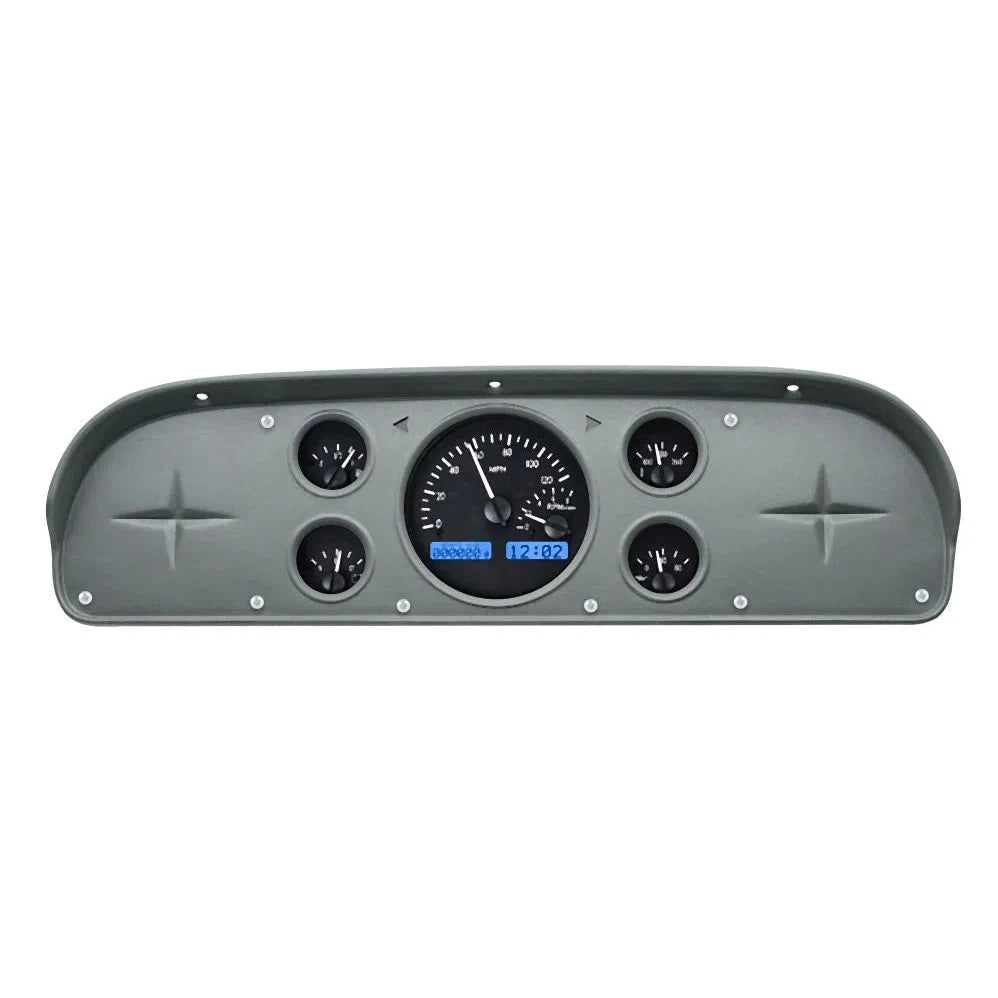 Dakota Digital 1957-1960 Ford Pickup VHX Gauge Kit VHX-57F-PU-Black Panel Gauge Kit with Blue Display VHX-57F-PU-K-B-Lionparts Powersports