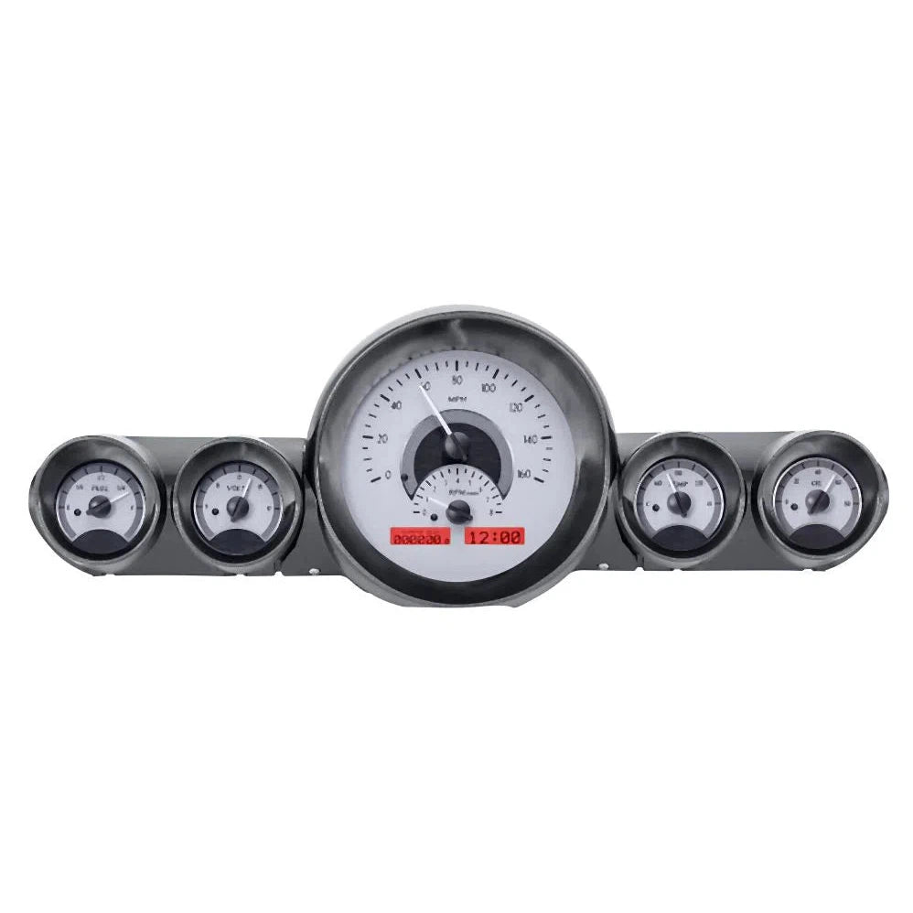 Dakota Digital 1959-1960 Chevrolet Impala VHX Gauge Kit VHX-59C-IMP-Silver Gauge Kit with Red Display VHX-59C-IMP-S-R-Lionparts Powersports