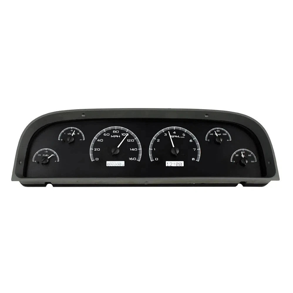 Dakota Digital 1960-1963 Chevrolet Pickup VHX Gauge Kit VHX-60C-PU-Black Panel Gauge Kit with White Display VHX-60C-PU-K-W-Lionparts Powersports