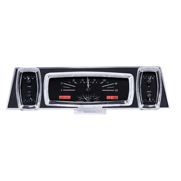 Dakota Digital 1961-1963 Lincoln Continental VHX Gauge Kit VHX-61L-Black Panel Gauge Kit with Red Display VHX-61L-K-R-Lionparts Powersports